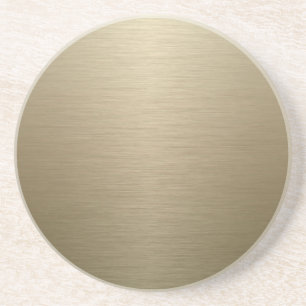 Brushed Bronze Drink Coaster