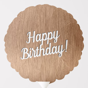 Brushed Copper Birthday Balloon