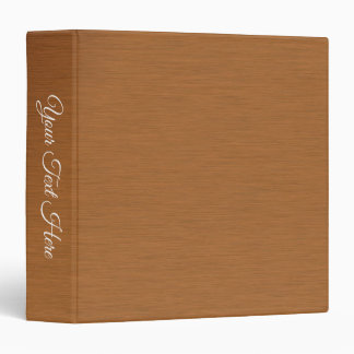 Brushed Copper Look 2 3 Ring Binder