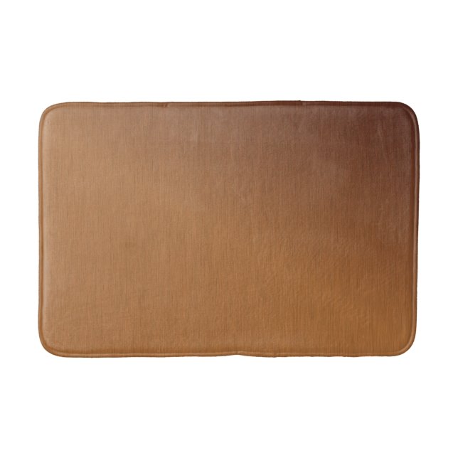 Brushed Copper Look 2 Bath Mat (Front)