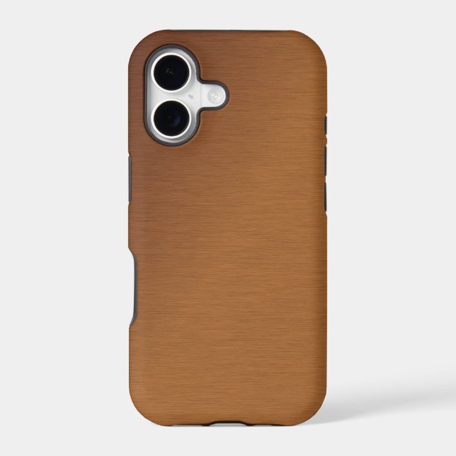 Brushed Copper Look 2 Iphone Case (Back)