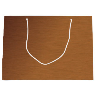 Brushed Copper Look 2 Large Gift Bag