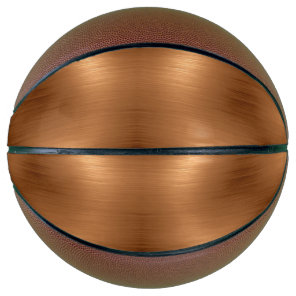 Brushed Copper Look Basketball