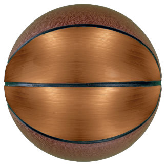 Brushed Copper Look Basketball