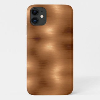 Brushed Copper Look iPhone 11 Case