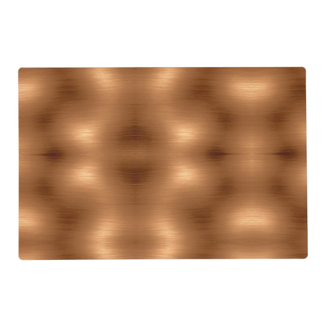 Brushed Copper Look Placemat (Front)