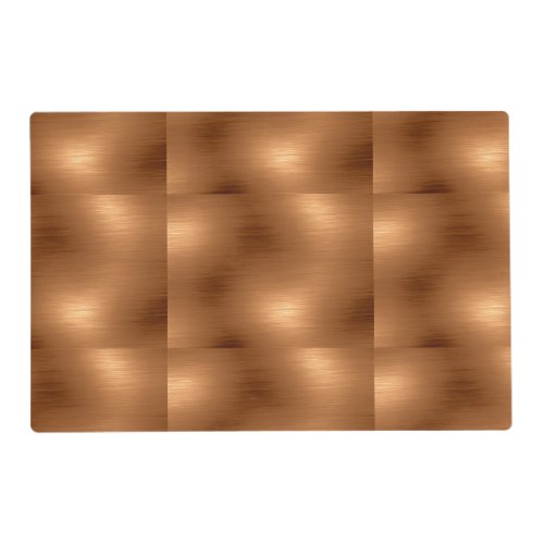 Brushed Copper Look Placemat