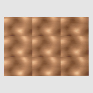 Brushed Copper Look Tissue Paper