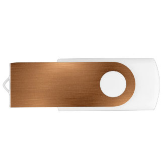Brushed Copper Look USB Flash Drive