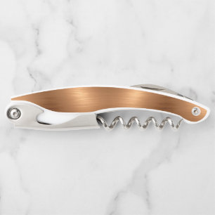 Brushed Copper Look Waiter's Corkscrew