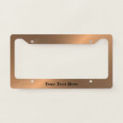Brushed Copper metal Look Metallic Text