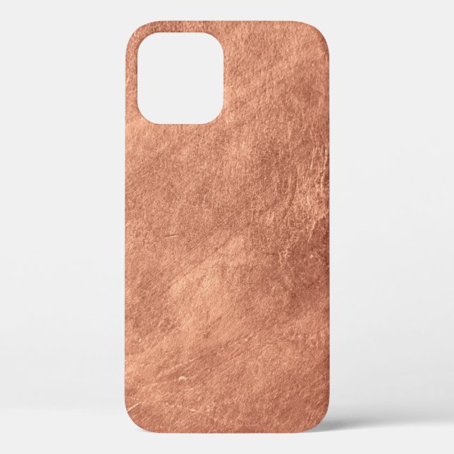 Brushed copper surface, metallic texture. Case-Mate iPhone case (Back)