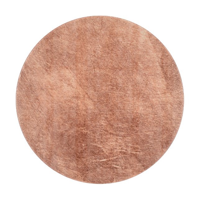 Brushed copper surface, metallic texture. cutting board (Front)