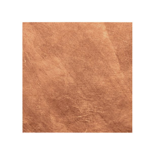 Brushed copper surface, metallic texture. wood wall art