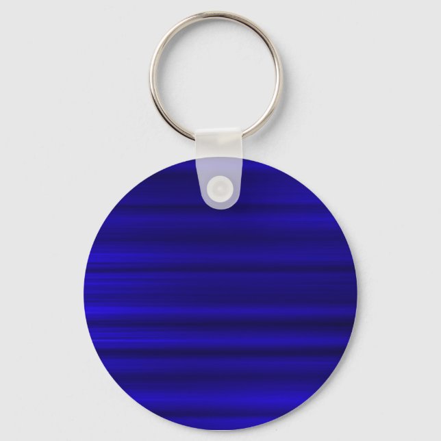Brushed Deep Blue Keychain (Front)