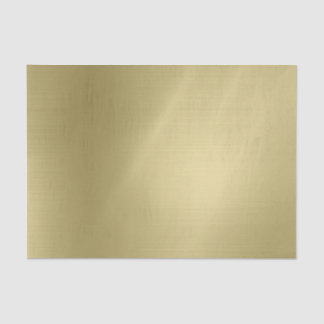 Brushed Deep Gold Tissue Paper