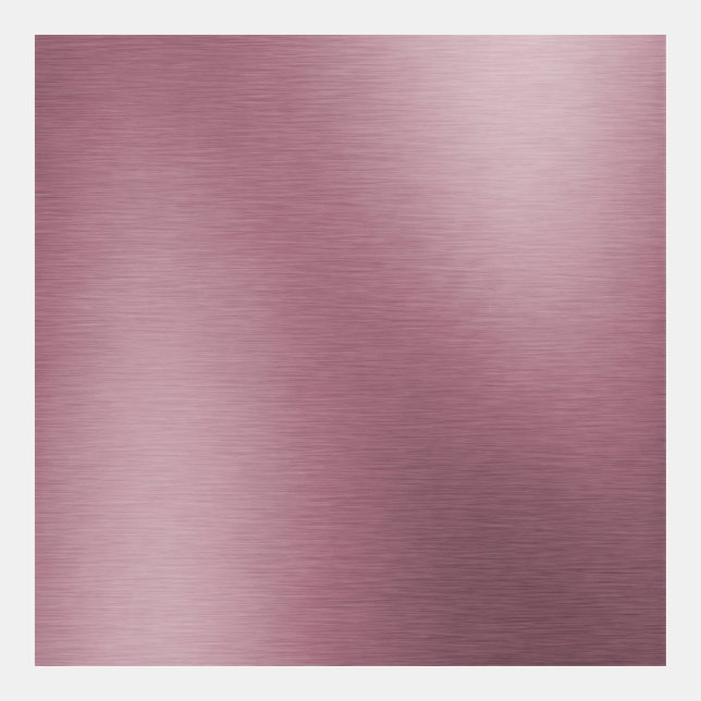 Brushed Dusty Rose Sheet Metal Reflective Texture (Front)