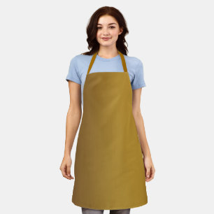 Brushed gold color apron