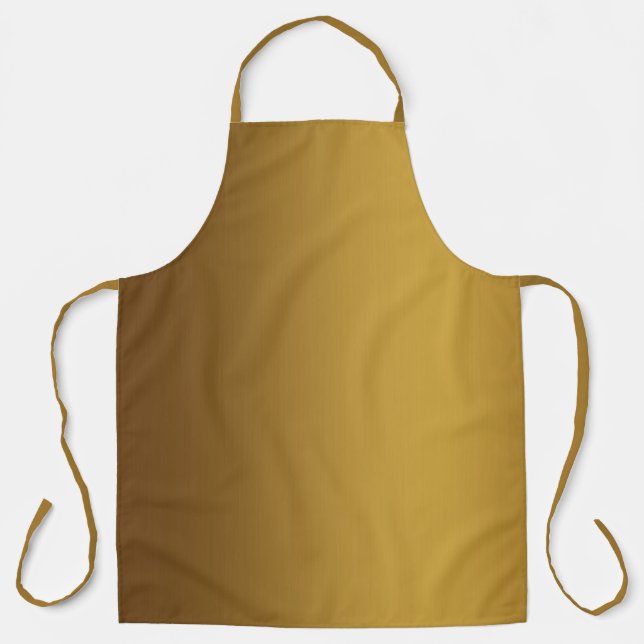 Brushed gold color apron (Front)