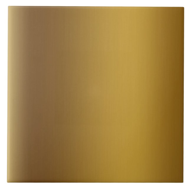 Brushed gold color ceramic tile (Front)
