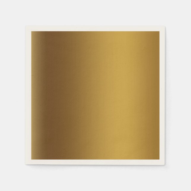 Brushed gold color napkins (Front)
