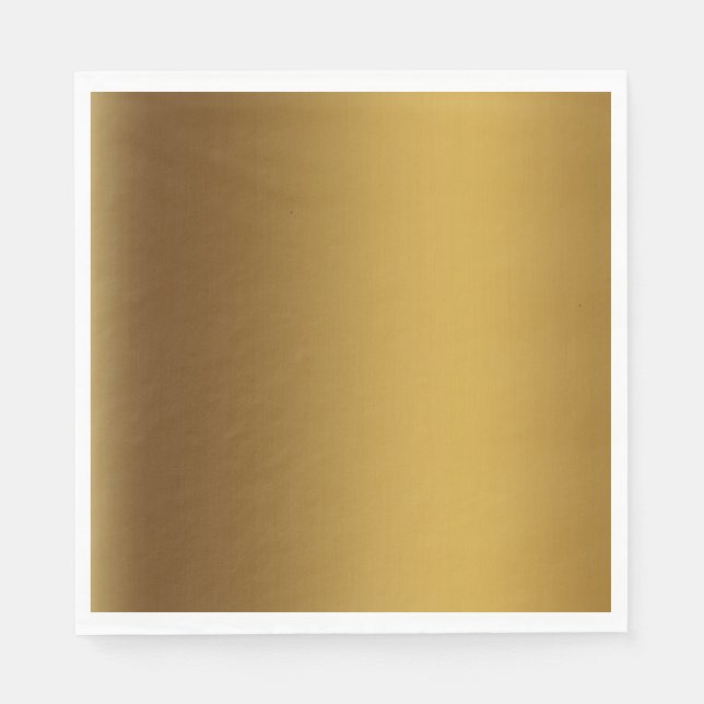 Brushed gold color napkins (Front)