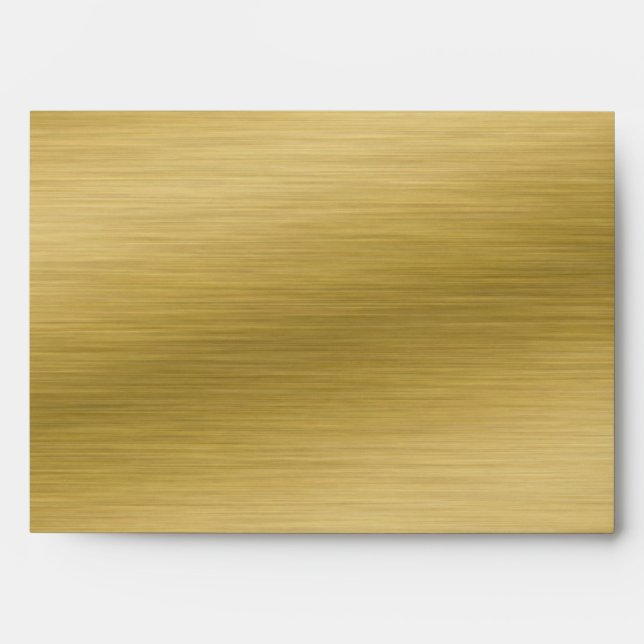 Brushed Gold Elegant Envelopes (Front)