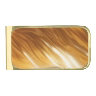Brushed Gold Finish Money Clip