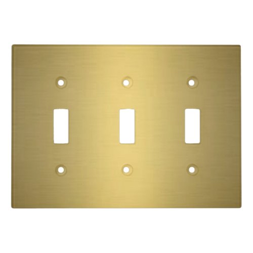 Brushed Gold Light Switch Cover