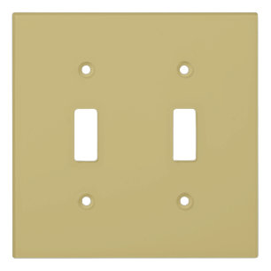 Brushed Gold Light Switch Cover