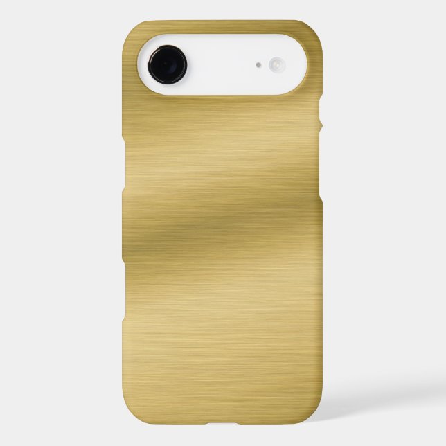Brushed Gold Look Elegant  Case-Mate iPhone Case (Back)