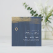 Brushed Gold Save The Date (Standing Front)
