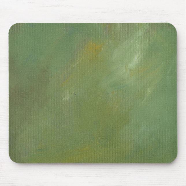 Brushed Green Faux Finish Mouse Pad (Front)