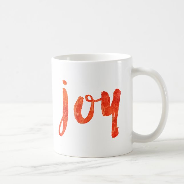 Brushed Joy Christmas Mug (Right)