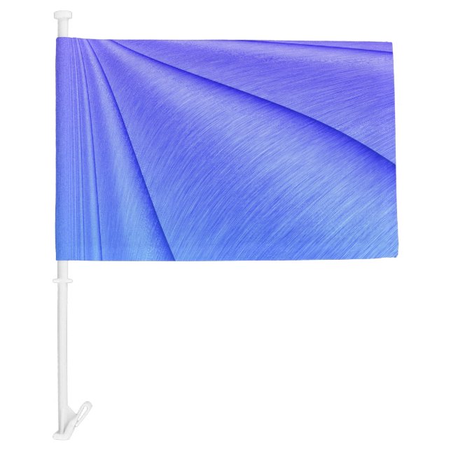 Brushed Lavender to Violet Contour Design Car Flag (Front)