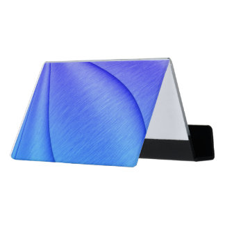 Brushed Lavender to Violet Contour Design Desk Business Card Holder