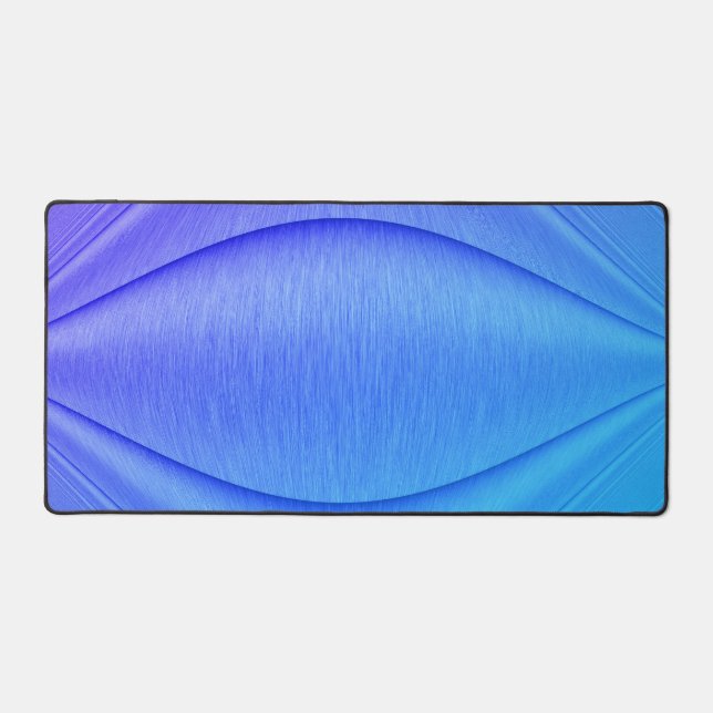 Brushed Lavender to Violet Contour Design Desk Mat (Front)