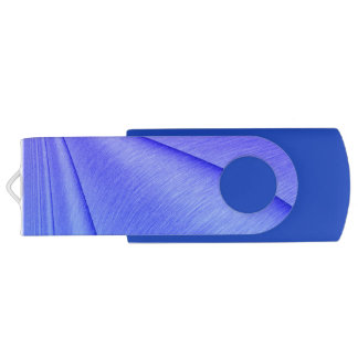 Brushed Lavender to Violet Contour Design Flash Drive