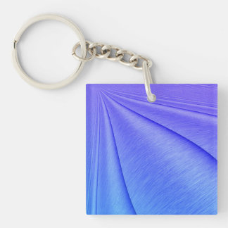 Brushed Lavender to Violet Contour Design Keychain