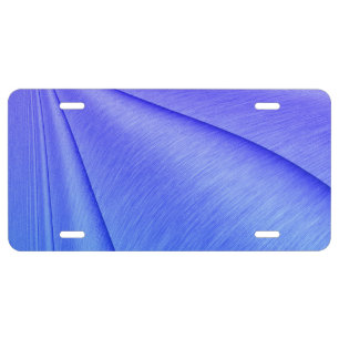 Brushed Lavender to Violet Contour Design License Plate