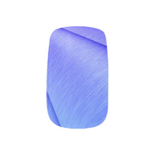 Brushed Lavender to Violet Contour Design Minx Nail Art