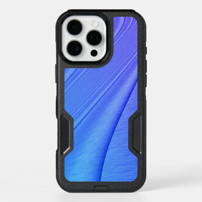 Brushed Lavender to Violet Contour Design Otterbox iPhone Case (Back)