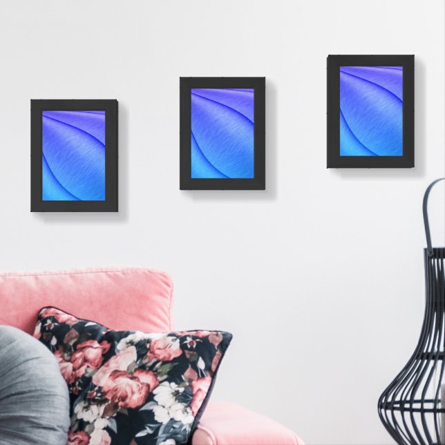 Brushed Lavender to Violet Contour Design Wall Art Sets (Livingroom)