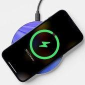 Brushed Lavender to Violet Contour Design Wireless Charger (Phone)