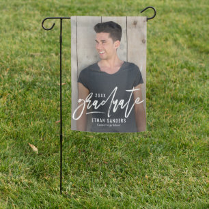Brushed Mark Editable Color Graduation Garden Flag