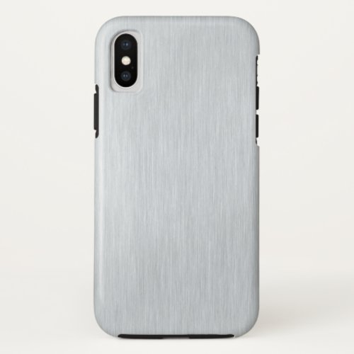 Brushed Metal iPhone X Case