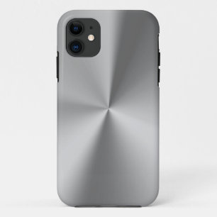 Brushed metal iPhone 11 case