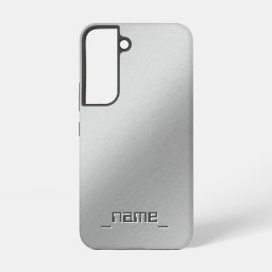 Brushed Metal design -  Samsung Galaxy S22 Case