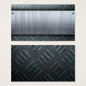 Brushed Metal Diamond Plate Template (Front & Back)