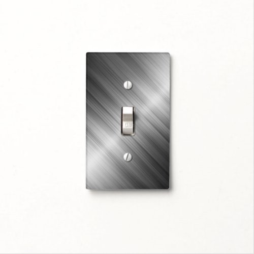 Brushed Metal Light Switch Cover